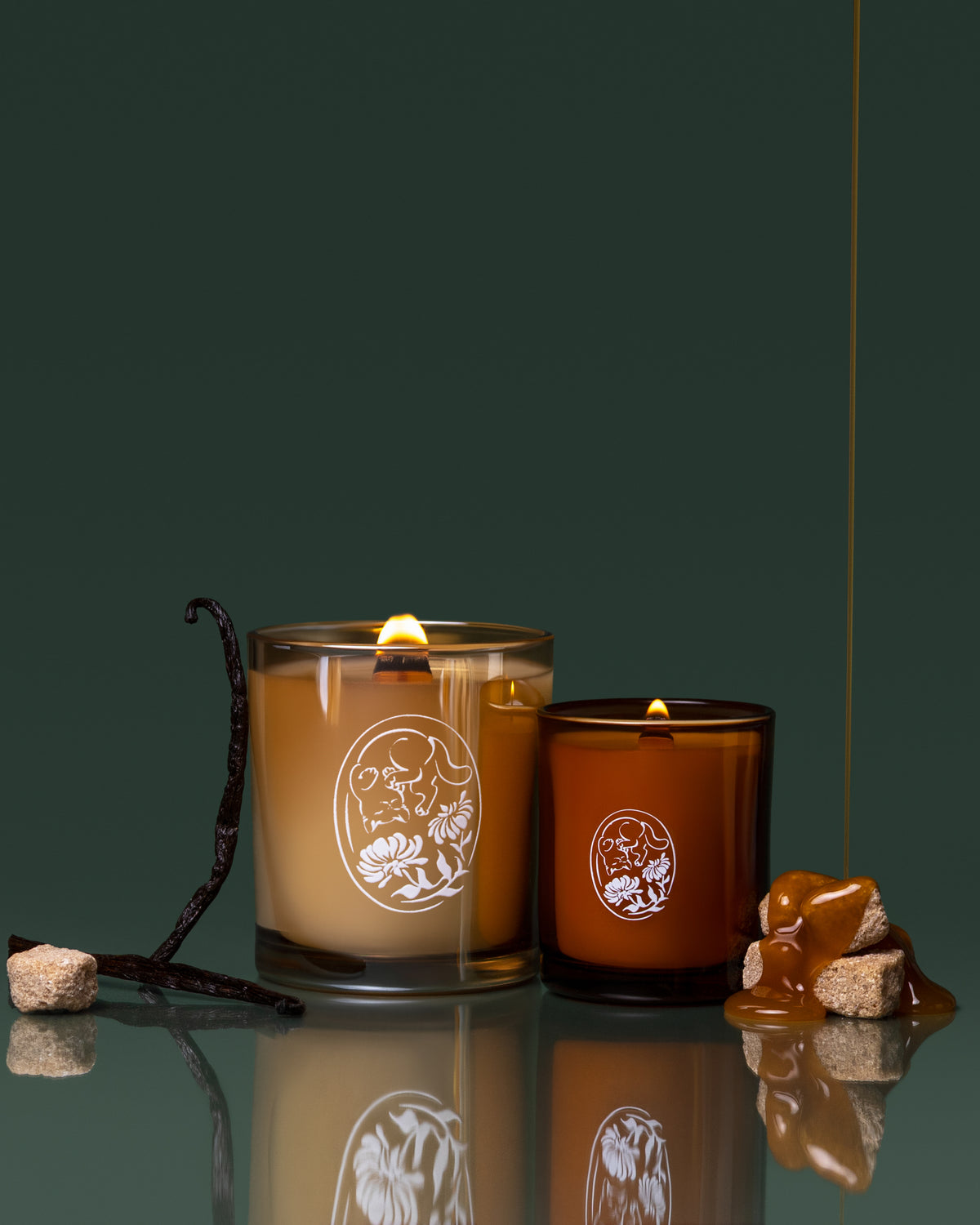 Huey Candle - Warm Vanilla & Sweet Cream