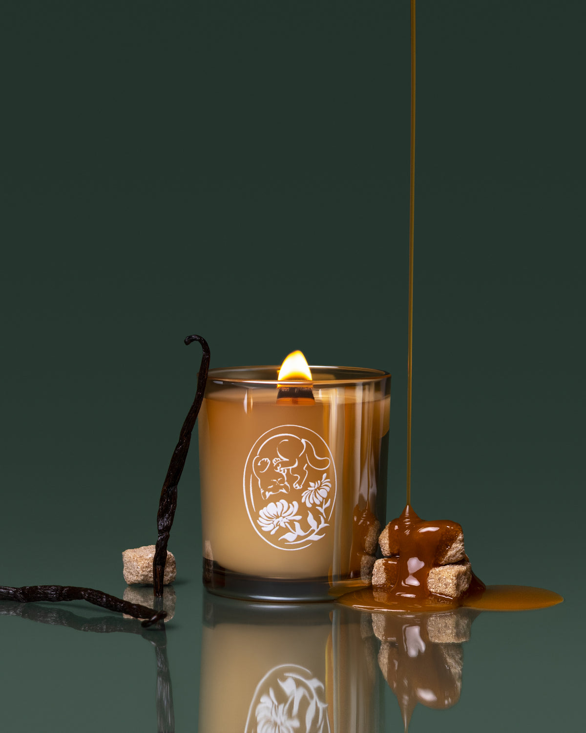 Huey Candle - Warm Vanilla & Sweet Cream