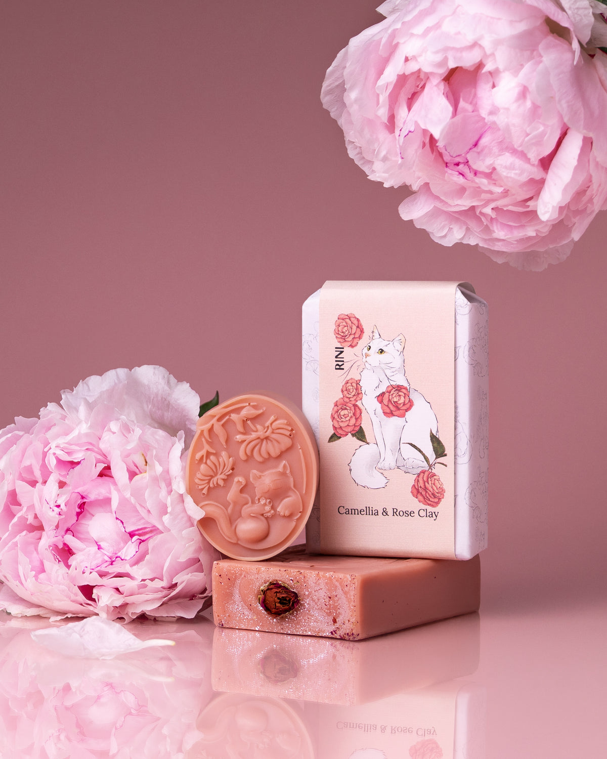 Rini Soap - Camellia & Rose Clay