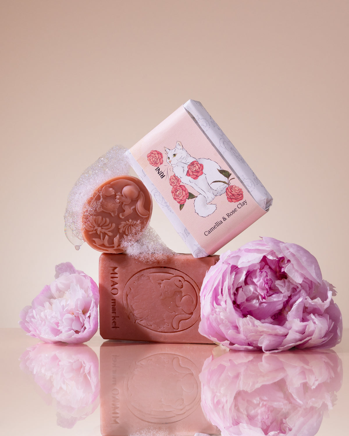 Rini Soap - Camellia & Rose Clay